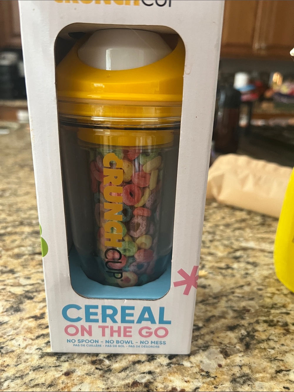 Crunch Cup Cereal On-The-Go - Yellow